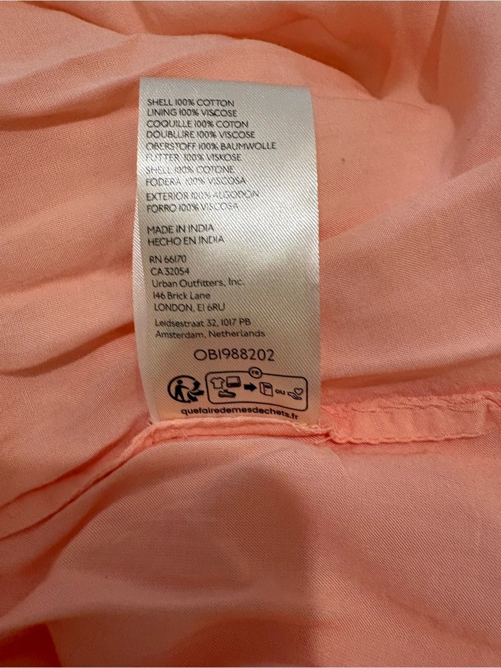 Free People Peach Tiered Maxi Dress with Puff Sleeves - Picture 8 of 13